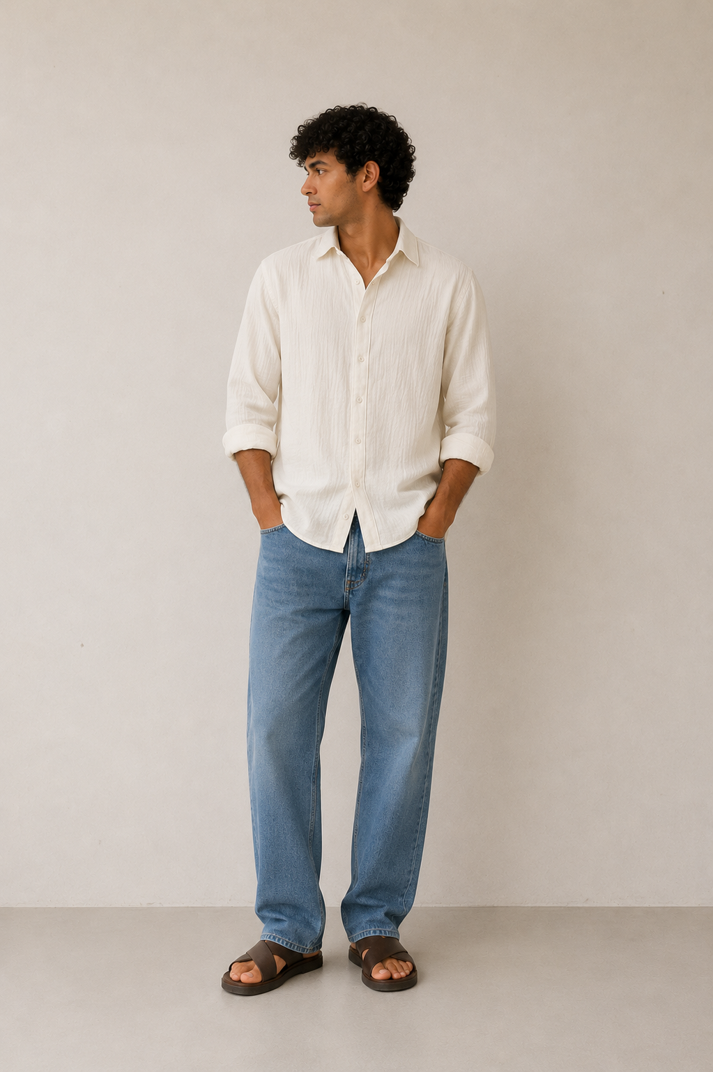 GAUZE SHIRT CLOUD