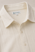 GAUZE BOXY FIT SHIRT CLOUD