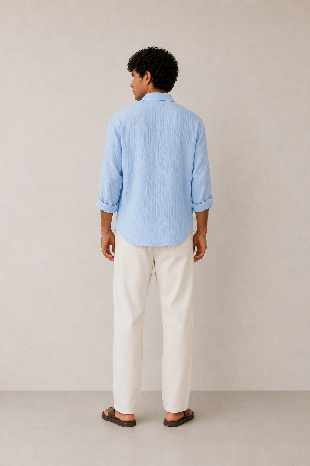 GAUZE SHIRT SKY