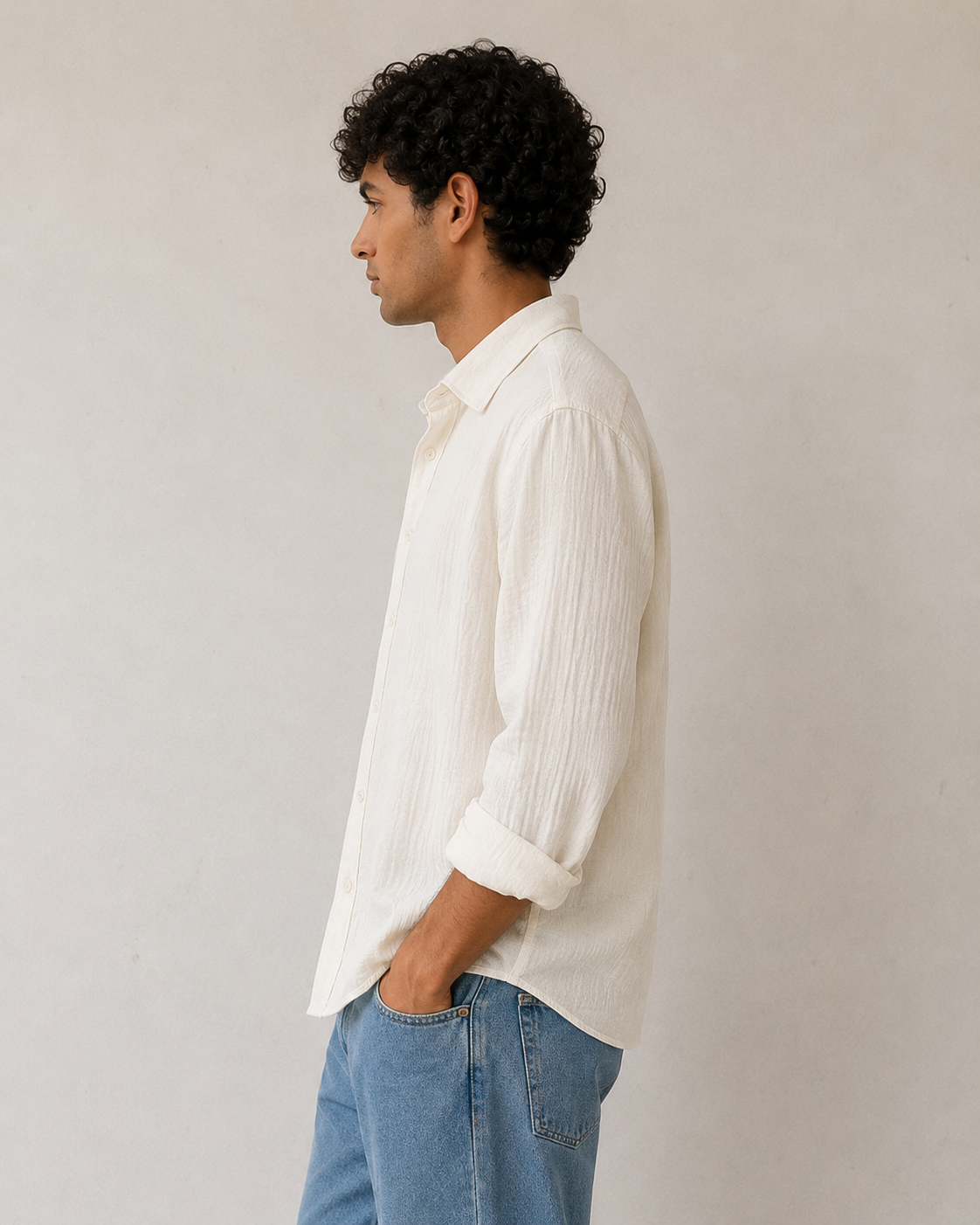 GAUZE SHIRT CLOUD