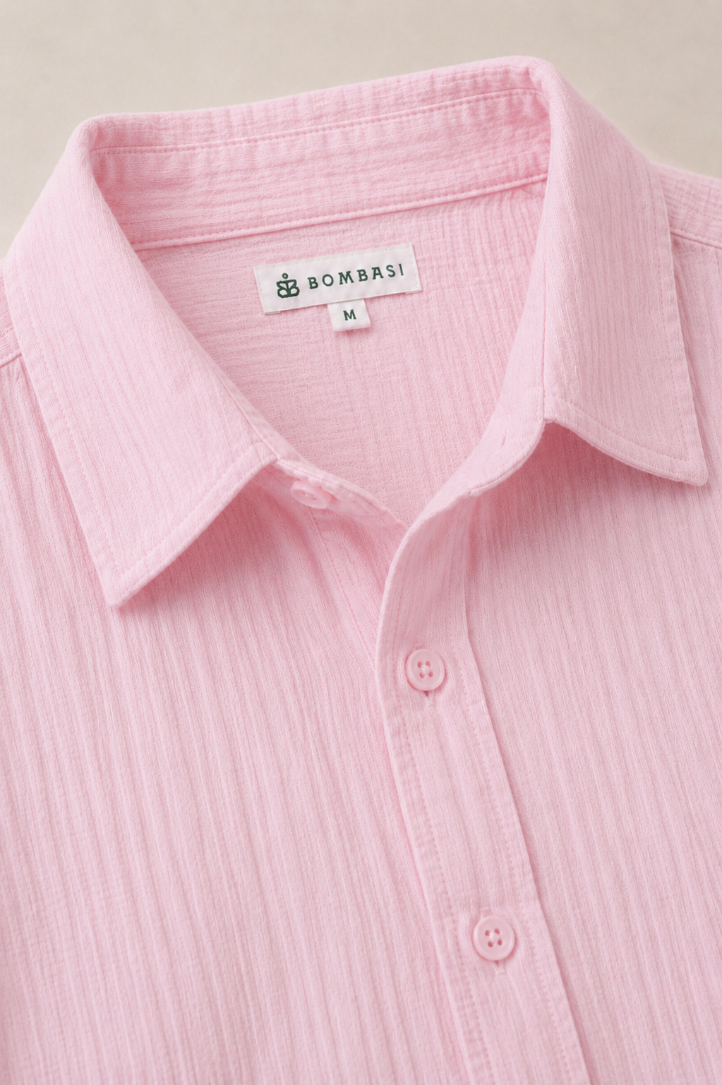 GAUZE BOXY FIT SHIRT CHERRY